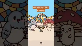 I Want To Learn Spanish 🐦 Mushie & Birdie | Animation Meme | Original Audio: @Asieselfrances