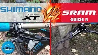 SRAM Guide R ⚡️ Shimano XT - Duel freins &agrave; disque VTT [enDHuro battle]