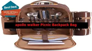Apollo Walker Picnic Backpack Bag For 2 Person Review - Apollo Walker Picnic Backpack Bag