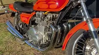 Kawasaki kz900 a4 running for EBay. 