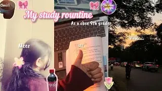 My study rountine 💅✨#as a cbse 9th grader #studyroutine #study #motivation #productiveday 