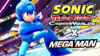 Sonic Racing CrossWorlds - Sonic x Mega Man Collab Gameplay Trailer