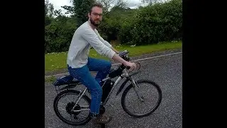 Ride 7 and 8 Jon Trying out Dragonflare 1 DIY Electric Bike Local
