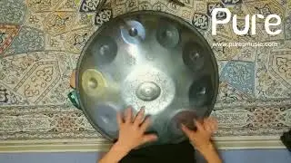 Datura Handpan 22 Inches 10 Notes D Minor   #Handpan  #DaturaHandpan   #hangdrum