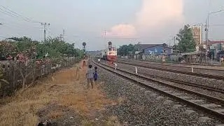 KA Argo Muria melewati Stasiun Kaliwungu (Area DAOP 4 Semarang) #kaiacces
