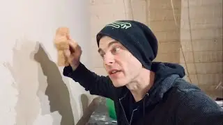 Renovation: why I finish with a sponge 🧽. Clay plaster walls.