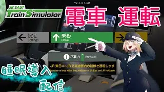 【睡眠導入配信】トレインシミュレーター（JREast/BVE/RealPro/電車でGO）