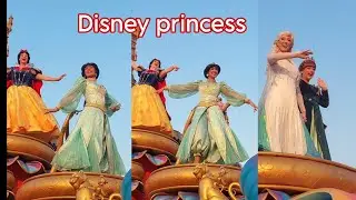 Ang gaganda ng mga princess nang Disneyland 