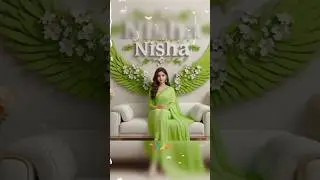 Nisha cute name status🥰comment your love name #whatsappstatus #like #subscribe #love #name #trending