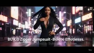 BUYCO Female Zipper Jumpsuit
