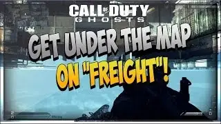 COD Ghosts: Under The Map Glitch On 