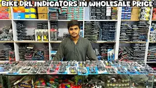 Motorcycle Drl Indicators Wholesale Shop🔥|| Low Price Bike Decoration Accessories😱|| Pak Moto