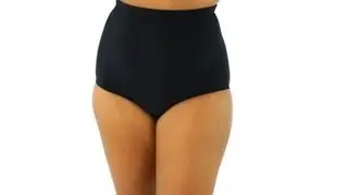 Penbrooke Solid Ultra High Waist Pant Bottom | SwimOutlet.com