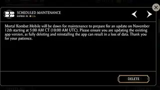 Down for Maintenance 🧑&zwj;🔧 MK Mobile