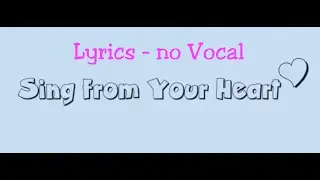 Sing From Your Heart - Young Voices no Vocal Part
