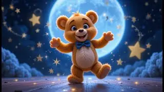 Teddy Bear Danced in the Moonlight Glow | Magical Dance | Nursery Rhymes & Songs for Children