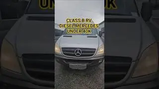 DIESEL CLASS B RV FOR SALE UNDER 40K. 2009 FOURWINDS 170X. MERCEDES. #classb #rv #camping #rvlife