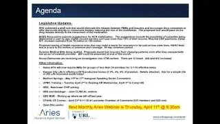 Aries Health Care Reform Webinar 3-14-2019