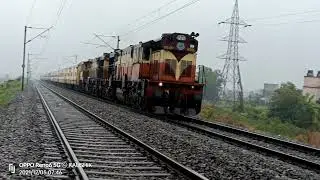 INDIAN RAILWAYS ❤️ | 12891 - Bangriposi - BBS Intercity SF Express is with Alco Twins VSKP WDM-3D |