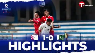 Highlights | Nepal vs Pakistan | SAFF Championship 2023 | Football | T Sports