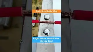 Rosin Core Solder Wire &ndash; Bright Joints, Smooth Flow, Strong Bond #SolderWire
