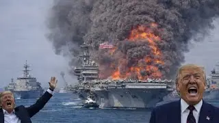13 minutes ago: Russian Sukhoi pilots brutally destroy US aircraft carrier in the Black Sea