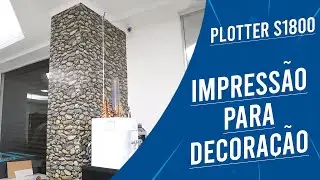 Visutec | Plotter S1800 | Impress&atilde;o para decora&ccedil;&atilde;o