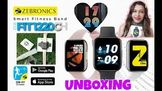 Smart watch || Zebronics zeb-fit 1220ch smart fitness watch from Amazon #Unboxing #fitnesswatch