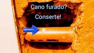 Como consertar cano furado 