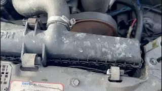 300D and 300SDL Behr radiator/cooler leak and fan clutch fix W124 W126
