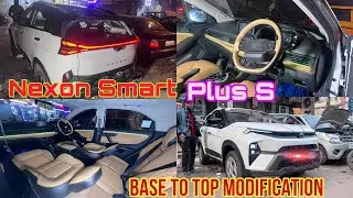 Nexon Smart Plus S Modification ✅ tata Nexon Facelift Modification ✅ Nexon Cng 2024 Modified