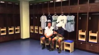 Chesapeake College New Building Tour - New Baseball Locker Room