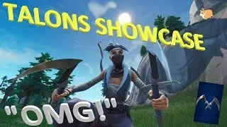 Fortnite *NEW* Item TALONS Pickaxe Gameplay and Review (Dual Wield Harvesting Tool)