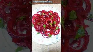 Restaurant Style Lacha Onion Salad🥗🧅#shorts #youtubeshorts @maryamskitchendiary302