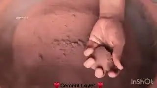 Asmr edits:Soft creamy reddirt | nonstop silky soft reddirt dry +water crumbling