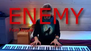 Enemy - Imagine dragons [Piano cover by Pafry]  #arcane #piano #music