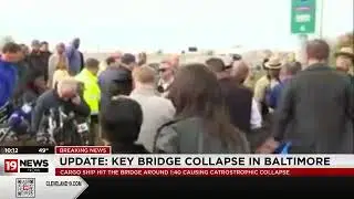 Officials give update on Key Bridge collapse in Baltimore