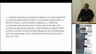 Carlos Lobo - 10/12/2021 - Phénoménologie et cosmologie. Thèses et théories du monde.