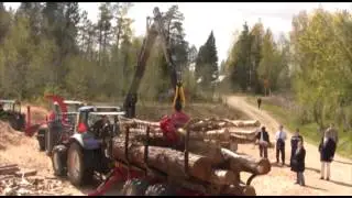 FARMI 6167 & PROFDRIVE 12 2WD Log Loader & Trailer
