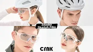 2022 CRNK Studio Shooting Sketch | 크랭크스포츠 2022 신상 자전거헬멧&고글 촬영 스케치