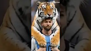 Messi vs tiger 🐅🐯