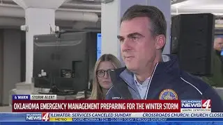 Oklahoma emergency management preparing for the winter storm