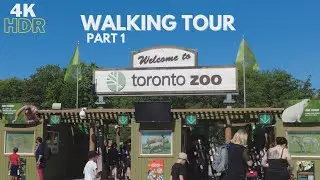 [4K] TORONTO ZOO PART 1 | WALKING TOUR | ONTARIO CANADA