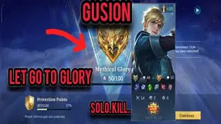 HELLO GYUS GUSION GAME PLAY LOOK UP ME SOLO KILL14😉#foryou #mobilelegends #myanmar #viral #gusion