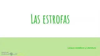 Los tipos de estrofas y poemas