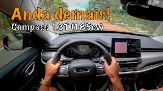Acelerei o Novo Compass 1.3 Turbo (185cv) - (Na estrada!)
