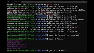 Unix Basics Part 10 | grep | Frequently used commands | search text patterns  #unix #unixtutorial