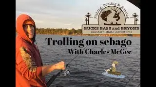 Trolling for Lake trout on Sebago Lake