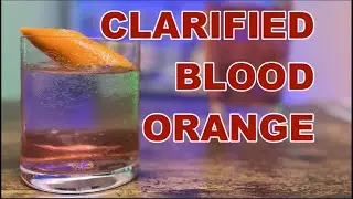 A perfectly clear tropical treat with blood orange - a clarified New Port Codebreaker