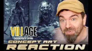 VIDEO GAME ARTIST REACTS to Resident Evil 8 concept art.